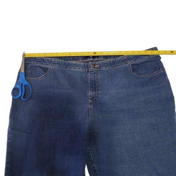 Riders by Lee  20W P  Women's Straight Leg  Denim  Blue Jeans Like New - Picture 5 of 9